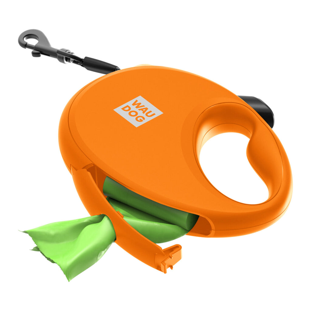 WAUDOG Nylon Dog Leash - Orange