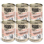 Dogs’n Tiger Junior, Hundefutter, Grünschnabel, Hunde Nassfutter, Welpen Futter, Geflügel, Getreidefrei, Naturreis, Karotte & Zucchini