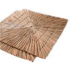 Juego de manteles individuales de hierba marina natural (2, 4 o 6 piezas, 36 cm)