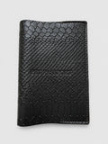 Luxury European Pet Passport Cover – Handmade Genuine Leather Dog & Cat Passport Holder with Python Embossed Leather